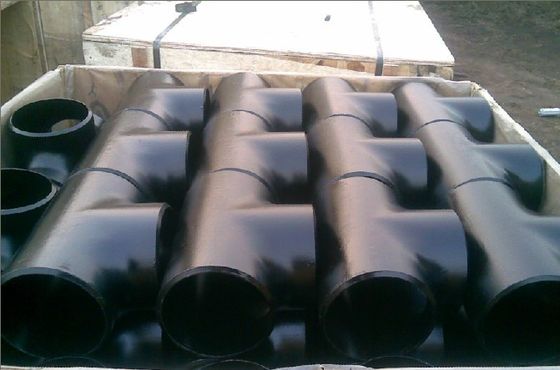 Pipe Fitting Asme B16 9 Elbow Tee Reducer Cap Sch40 Sch80 Black Anti Rust Oil