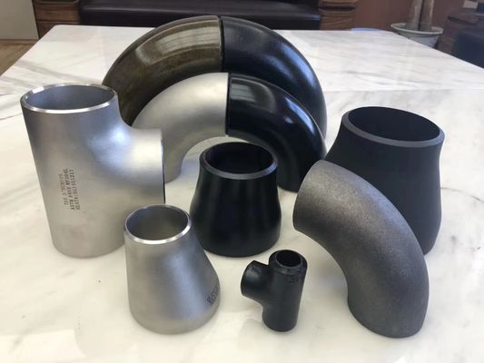 quality  45D 90D 180D Carbon Steel Butt Welded Pipe Fittings ASME B16.9 B16.28 A234WPB factory