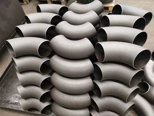 quality  JIS 2311 SGP Carbon Steel Elbow Seamless Welded Pipe Fittings 45 90 180 Degree factory