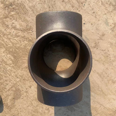 Std Thickness Seamless Pipe Fitting Cs Equal Tee Dn100 Size