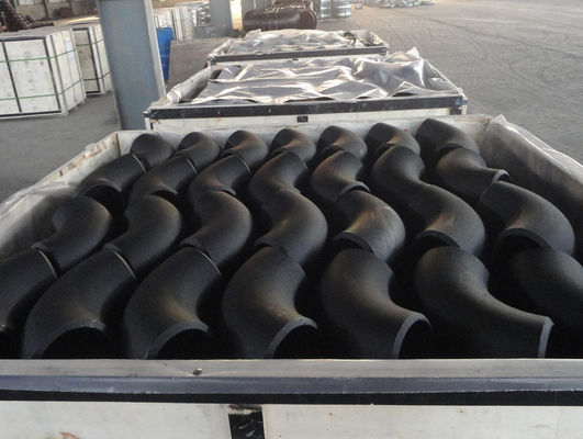 SEAMLESS ASTM A234 WPB STEEL PIPE ELBOW CARBON BLACK GALVANIZED