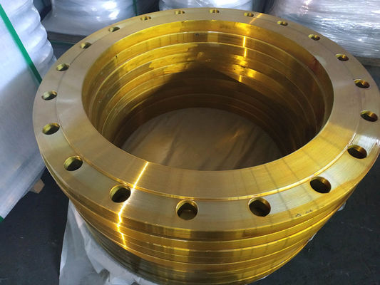 64'' Forge Flange BS 4504 BS10 PN16 SORF Flange Carbon Steel ST37.2 Yellow Painting