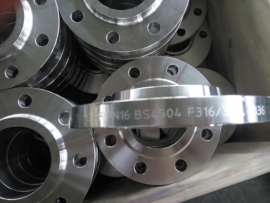 64'' Forge Flange BS 4504 BS10 PN16 SORF Flange Carbon Steel ST37.2 Yellow Painting