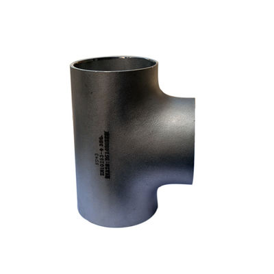 EN10204 3.1 P265GH Butt Welded Pipe Fitting Tee Astm B16.9 Beveling End
