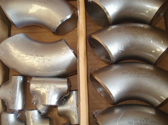 45D 90D 180D Straight Stainless Steel Pipe Tee Butt Weld SS304L SS316L STD SCH40