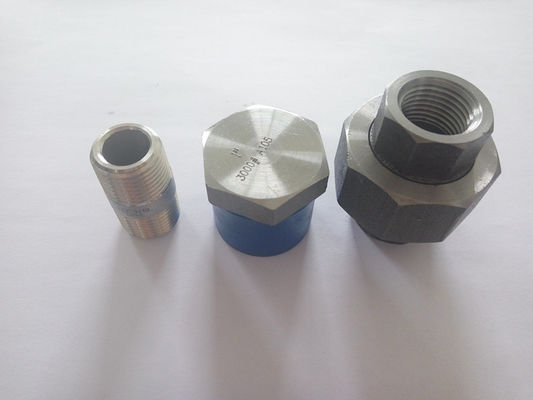 ASME B16.11 Froged Socket Welding Pipe Fittings Threaded 9000lbs 2000lbs