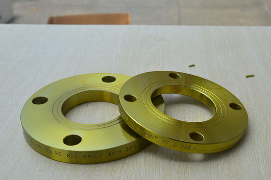 SOP 5K 10K 25K SS400 Yellow Plate Weld Flange JIS B2220 72&quot; DIN2527 DIN2566 DIN2573