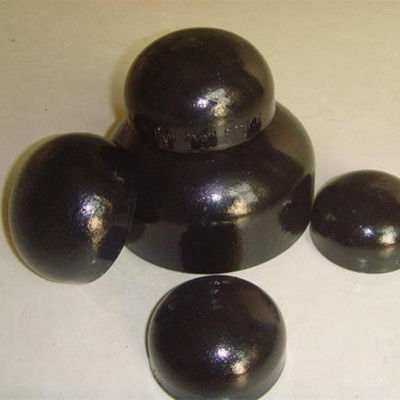 CS SS A234 A105 A403 Welded Steel Pipe Cap Rust Proof Oil Black Plumbing End Cap