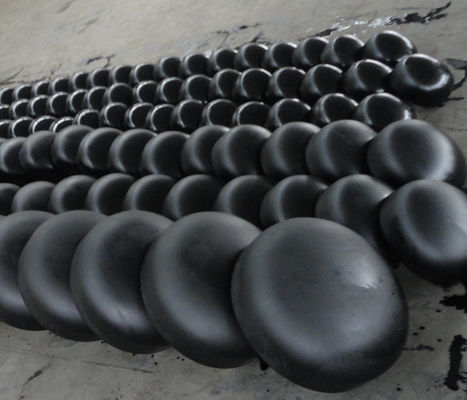 Butt Welded Seamless Hdg Carbon Steel Pipe Cap Black Color 2mm-25mm