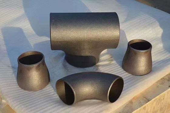Seamless Welded Elbow Tee Reducer Cap DIN EN10253 Black ANSI Rust Oil