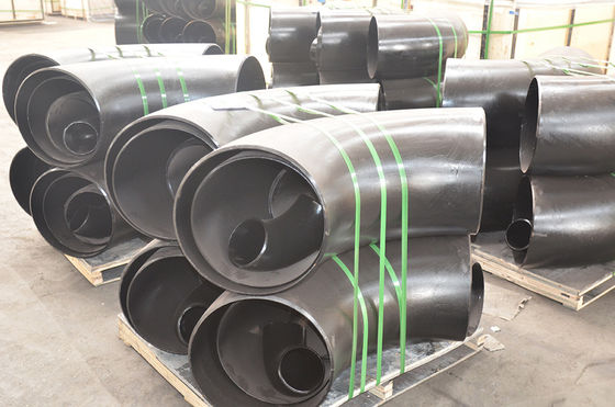 26'' To 110'' Butt Weld Pipe Fittings 90Deg Elbow Short Black Elbow Sch40 Sch80