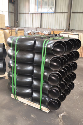 26'' To 110'' Butt Weld Pipe Fittings 90Deg Elbow Short Black Elbow Sch40 Sch80