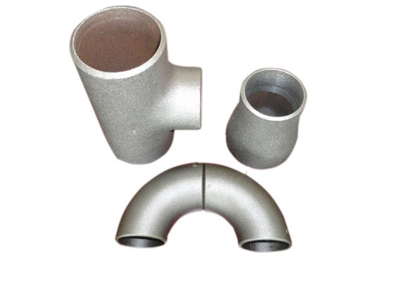 Steel Butt Weld Tube Fittings DIN EN10253-1 P265GH Seamless Elbow Tee Reducer Cap