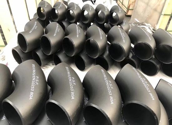 30 Deg 60 Deg 120 Deg Butt Welding Steel Pipe Elbow Seamless SCH40 A234 WPB