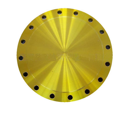 ANSI B16.5 B16.47 BLIND SORF Flange CS A105 150LBS 2500LBS WNRF Yellow Black