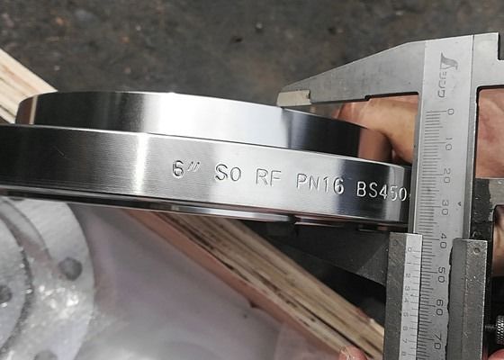 Plate PN6 Forged Stainless Steel Flanges Din 2502 Din 2633 Din 2566