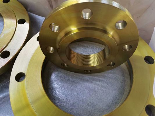 Steel Wnrf Pn25 Ss316 Galvanized Pipe Flange Yellow Painting Bs4504 Standard