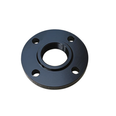 Sa / A105n Ansi B16.5 Slip On Pipe Flanges Black Paint